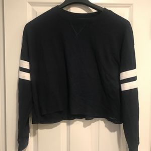 Used Hollister Long Sleeve Slightly Cropped Shirt